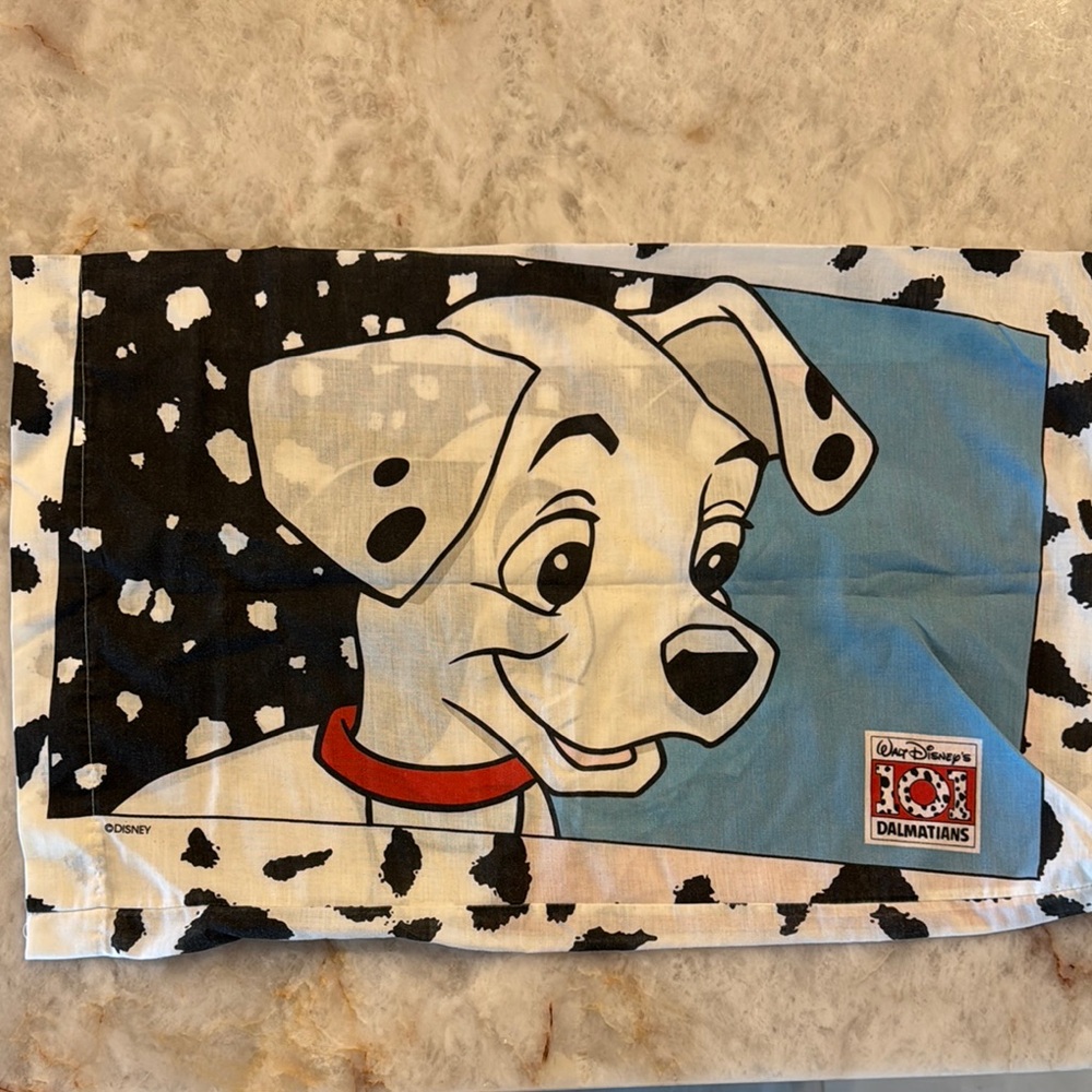 Disney Dalmatians vintage Disney pillowcase